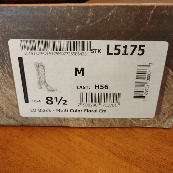 NIB Ladies Circle G Cowboy Boots Size 8.5 - Picture 3 of 6